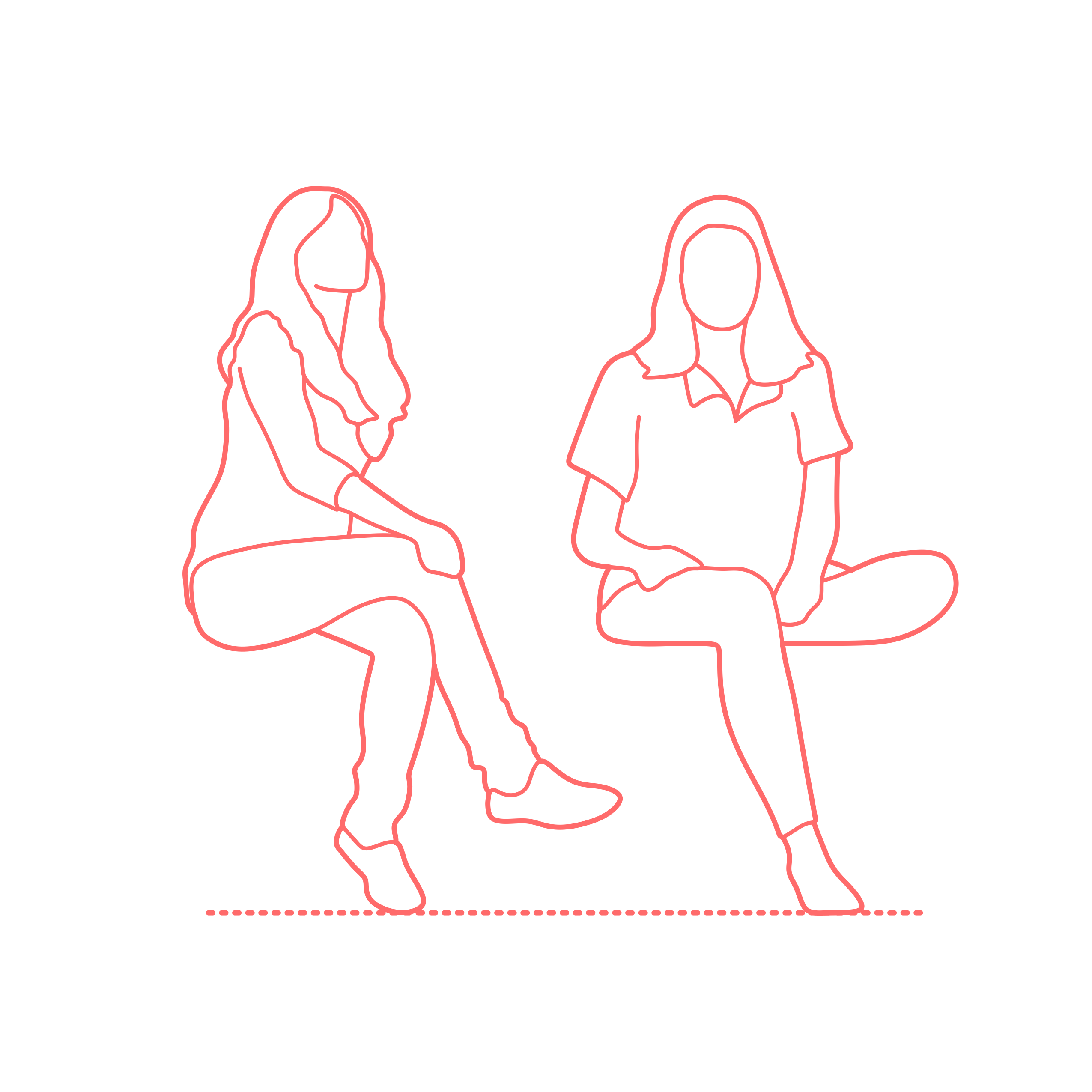 Humans Sitting Female Front 1 Vinyl Svg File Free Vectors